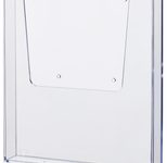 helit Wandprospekthalter DIN A4 1-Fach transparent