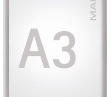 MAUL Klapprahmen 33,0 x 45,0 cm silber