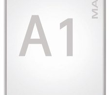 MAUL Klapprahmen 62,5 x 87,0 cm silber