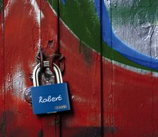 ABUS Vorhängeschloss blau