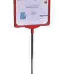 FRANKEN PSM A4 01 Infoständer DIN A4 1-Fach  rot