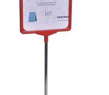 FRANKEN PSM A4 01 Infoständer DIN A4 1-Fach  rot