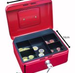 WEDO Geldkassette Größe 2 rot