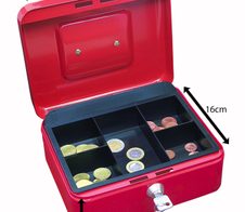 WEDO Geldkassette Größe 2 rot