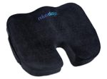 relaxdays Ergonomisches Sitzkissen Orthopädisch schwarz