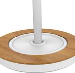 unilux Kleiderständer BORA BAMBOO weiß, bambus 38,0 x 178,0 cm 6 Haken