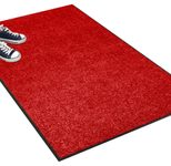 Mercury Fußmatte Rainbow 90,0 x 150,0 cm karminrot