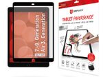 DISPLEX TABLET PAPERSENSE für iPad (7./8./9. Gen.)/Air (3. Gen.), wiederablösbare Schreibfolie und Zeichenfolie mit Paper Feeling