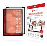 DISPLEX TABLET PAPERSENSE für iPad Pro 11'' (1./2./3./4. Gen.)/Air (4./5. Gen.), wiederablösbare Schreibfolie und Zeichenfolie mit Paper Feeling