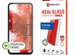 DISPLEX Panzerglas + Schutzhülle für Samsung Galaxy A54 5G, Eco-Montagerahmen, kratzer-resistent