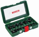 BOSCH Fräser-Set 15-teilig 8 mm
