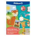 Pelikan zum Basteln Tierreich Malbuch