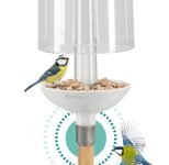 GARDENA ClickUp! Vogelfutterspender weiß, klar