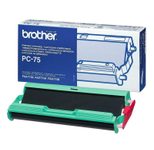 brother PC-75 Thermo-Druckfolie schwarz, 1 Rolle