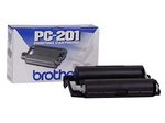 brother PC-201 Thermo-Druckfolie schwarz, 1 Rolle