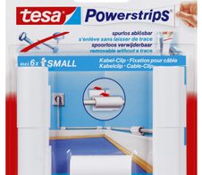 tesa Kabelclips weiß