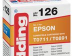 edding Druckerpatrone EDD-126 schwarz kompatibel zu EPSON T0711/T0891