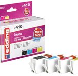 edding Druckerpatronen EDD-410 schwarz, cyan, magenta, gelb kompatibel zu Canon PGI-5 BK, CLI-8 C/M/Y, 4er-Set