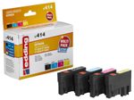 edding Druckerpatronen EDD-414 schwarz, cyan, magenta, gelb kompatibel zu EPSON T1285M, 4er-Set