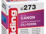 edding Druckerpatrone EDD-273 schwarz kompatibel zu Canon CLI-526 BK