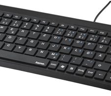 Hama Tastatur kabelgebunden Slimline SL720 schwarz