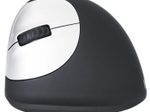 r-go HE Ergo Vertical Mouse Größe M links Maus ergonomisch kabellos schwarz, silber