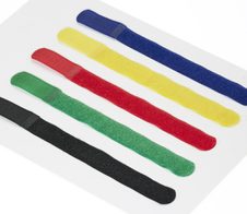 MediaRange Kabelbinder rot, gelb, grün, schwarz, blau