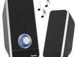 Hama Sonic LS-206 Lautsprecher schwarz, grau