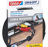tesa Klettband schwarz
