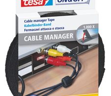 tesa Klettband schwarz