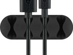 goobay Kabelclips schwarz