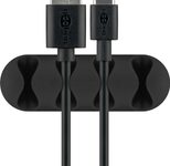 goobay Kabelclips schwarz