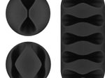 goobay Kabelclips schwarz