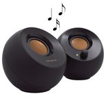CREATIVE CREATIVE Pebble Lautsprecher schwarz
