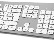 Hama Tastatur-Maus-Set kabellos KMW-700 silber, weiß