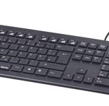 Hama Tastatur-Maus-Set kabelgebunden Cortino schwarz