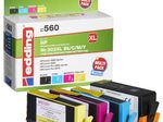 edding Druckerpatronen EDD-560 schwarz, cyan, magenta, gelb kompatibel zu HP 903XL (3HZ51AE), 4er-Set