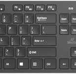 MediaRange Tastatur-Maus-Set kabellos MROS107 schwarz