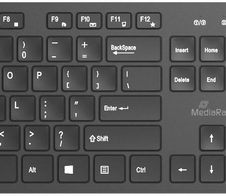 MediaRange Tastatur-Maus-Set kabellos MROS107 schwarz