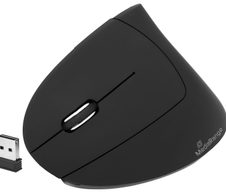 MediaRange MROS233 Maus ergonomisch kabellos schwarz