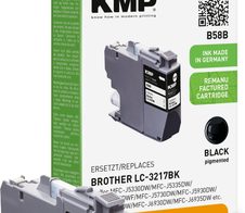 KMP Druckerpatrone B58B schwarz kompatibel zu brother LC-3217BK