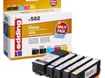 edding Druckerpatronen EDD-582 schwarz, cyan, magenta, gelb, Foto schwarz kompatibel zu EPSON 33XL / T3357XL, 5er-Set