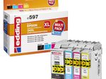 edding Druckerpatronen EDD-597 schwarz, cyan, magenta, gelb kompatibel zu EPSON 34XL / T3476XL, 4er-Set
