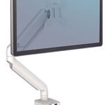 Fellowes Monitor-Halterung Platinum Single weiß