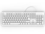 Hama Tastatur kabelgebunden KC-200 weiß
