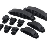 LogiLink Kabelclips schwarz