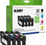 KMP Druckerpatronen E201V schwarz, cyan, magenta, gelb kompatibel zu EPSON 603XL (T03A6), 4er-Set