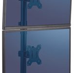 Fellowes Monitor-Halterung Dual schwarz