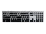 SATECHI Tastatur kabellos Slim X3 grau, silber