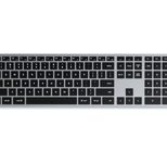 SATECHI Tastatur kabellos Slim X3 grau, silber